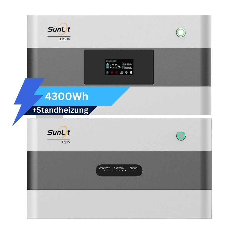 SunLit Solar Balkonkraftwerkspeicher + Erweiterungsspeicher