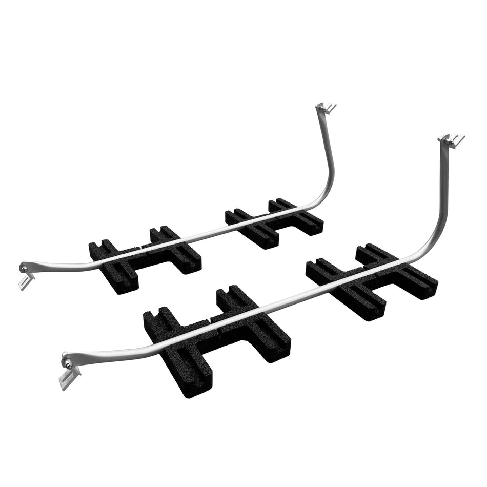 Klarbeit - Flachdach Montagesystem (Befestigungs-Set für 2 Solarmodule)