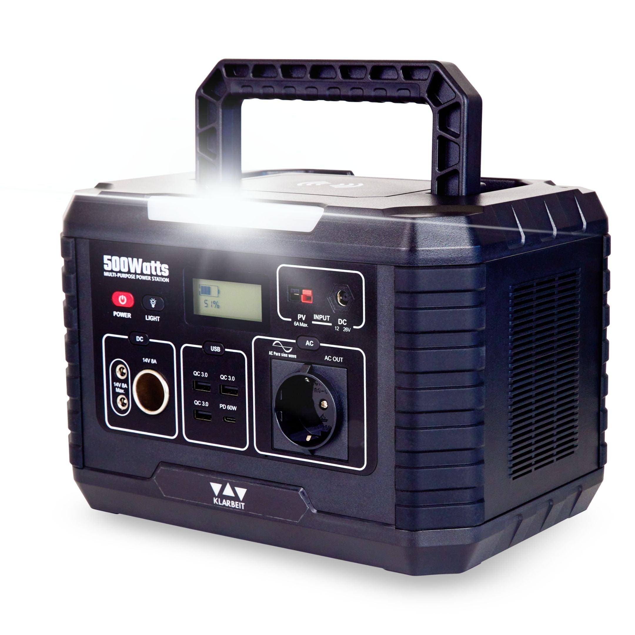 Klarbeit - Portable Power Station MP500