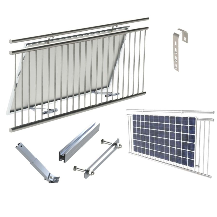 Klarbeit - "Balcony FLEX" - Befestigung für Solarmodule